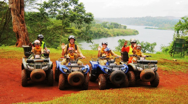 Quad biking