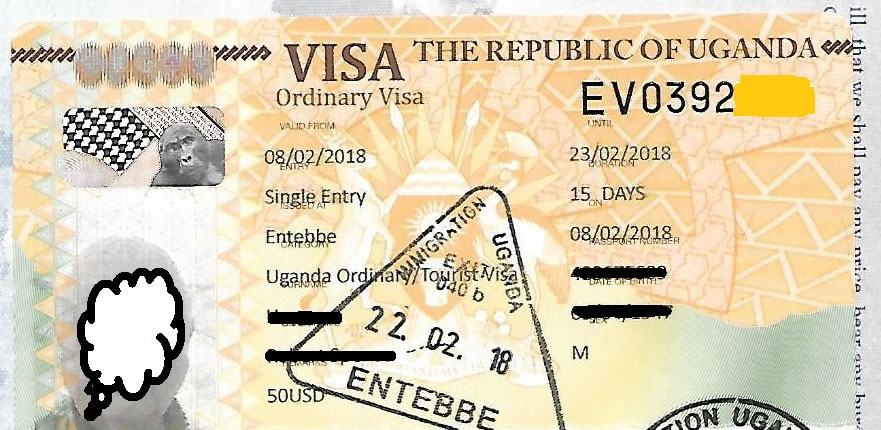 What documentation do I need to travel to Uganda?