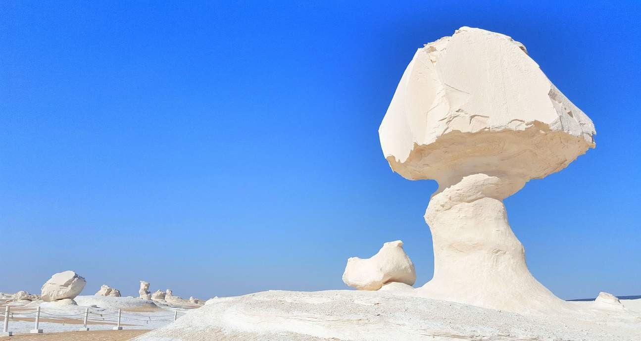 africa wildlife safaris wind-sculpted rock